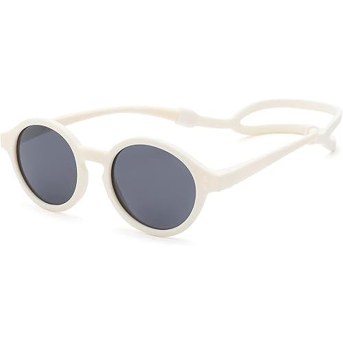 COASION Baby Polarized Sunglasses with Strap Adjustable TPEE Flexible Frame for Toddler Girls Boys Age 0-36 Months