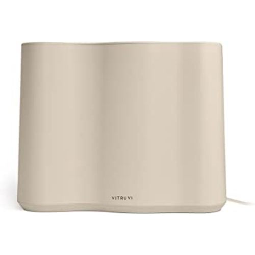 Vitruvi Cloud Humidifier for Bedroom | Large Humidifier Up to 600 sq ft | Cool Mist Humidifiers for Bedroom Quiet | Baby Adults Ultrasonic Humidifiers | 24 Hr Run Time | Humidifiers for Baby - Oat