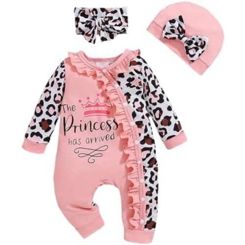 Newborn Baby Girl Clothes Jumpsuits Clothes Long Sleeve Rompers