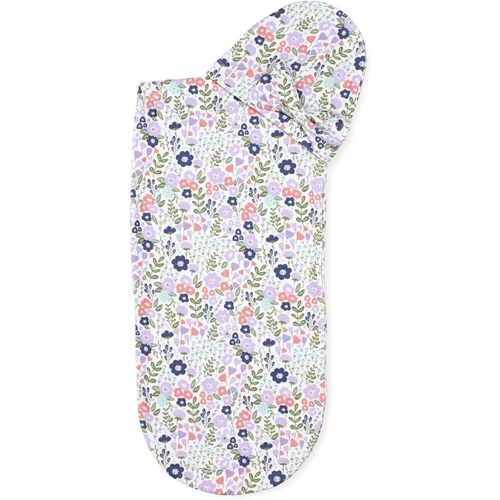 Itzy Ritzy Cocoon & Hat Swaddle Set - Swaddle for Newborns Includes Name Announcement Card & Jersey Knit Cocoon & Hat Set, Perfect for Newborn Photography - for 0 to 3 Months (Meadow)