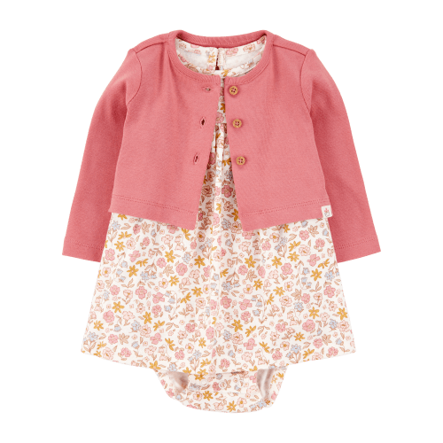 Baby 2-Piece Bodysuit Dress & Cardigan Set - Carter's | Carter's