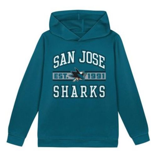 NHL San Jose Sharks Toddler Boys' Hooded Sweatshirt - 3T