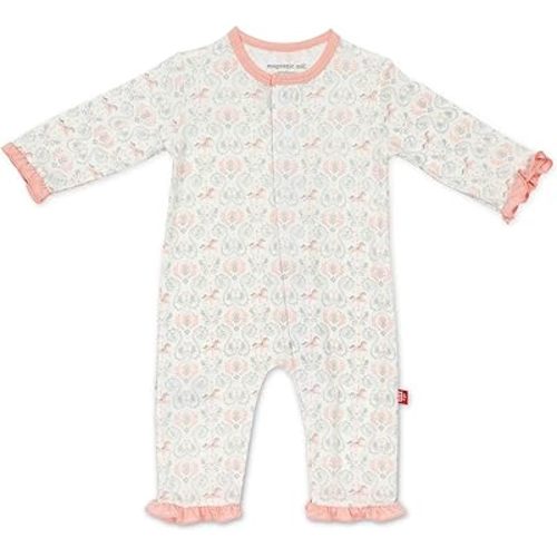 Magnetic Me Easy-Close Modal Coverall Jumpsuit Carousel 0-3 Months