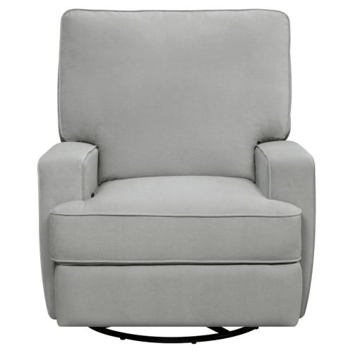 Luann Swivel Gliding Recliner - Baby Relax, Color: Gray