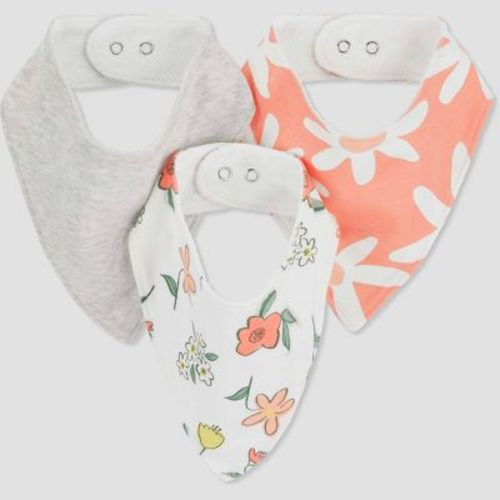 Carter's Just One by You® Baby Girls' 3pk Floral Bib