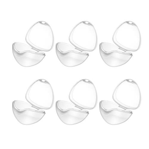 6pcs Baby Pacifier Case Dustproof Pacifier Box Pacifier Container Plastic Pacifier Case