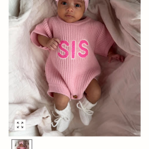 Sis Sweater Romper, Pink – SpearmintLOVE