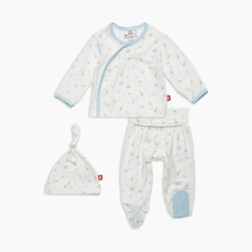 Magnetic Me Modal Magnetic Wrap 3-Piece Set - Blue Little Bitty Pretty One, Newborn