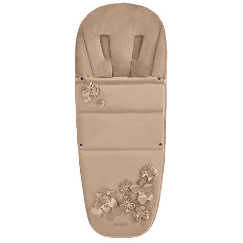 Cybex Footmuff - Simply Flowers - Nude Beige