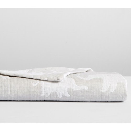 Pottery Barn Kids - Elephant Muslin Baby Blanket
