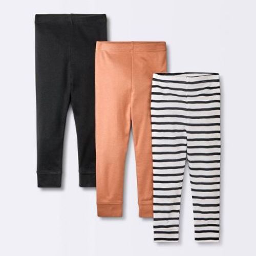 Baby 3pk Pants - Cloud Island™ Black, Size: 0-3M