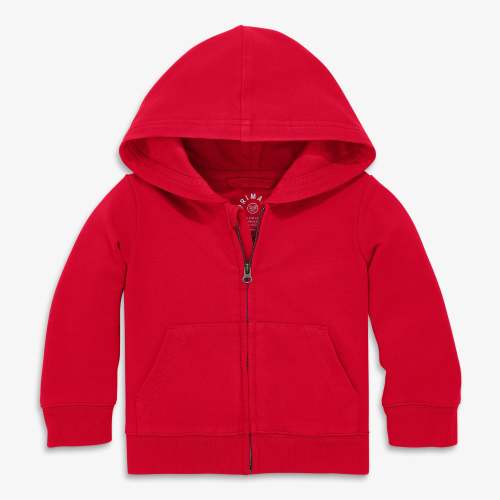 Baby zip hoodie - Cherry / 6-12