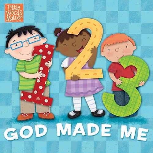 1, 2, 3 God Made Me (Little Words Matter™) Board book – Illustrated, February 1, 2018
