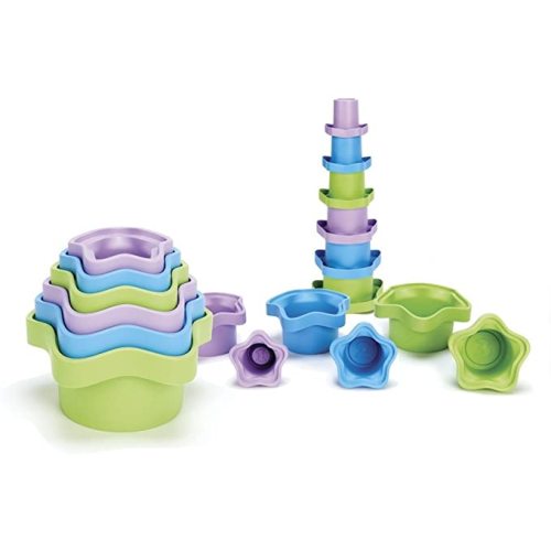Green Toys Stacking Cups, Purple/Blue/Green