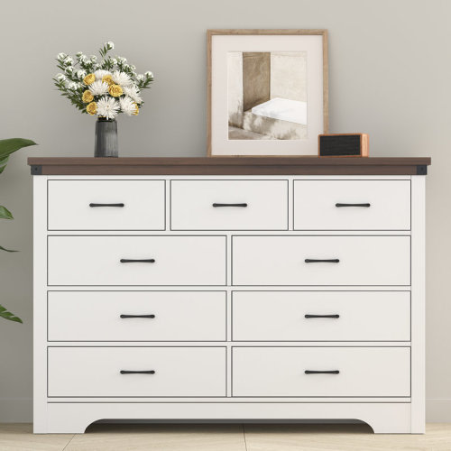 52" Tall 9 Drawer Dresser | Winston Porter