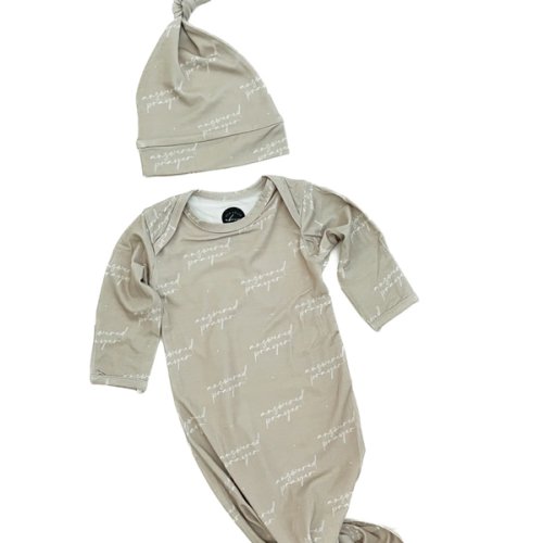 Answered Prayer Bamboo Gown & Matching Beanie – OUR HOUSE ABOVE
