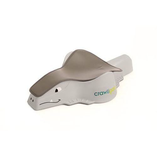 CRAWLIGATOR Tummy Time Mobility Toy for Infants 4-12 Months (Slate)