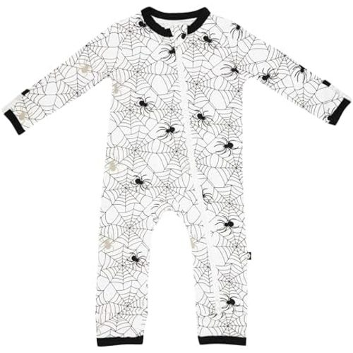 KYTE BABY Unisex Rayon Made From Bamboo Zippered Rompers 0-24 Months