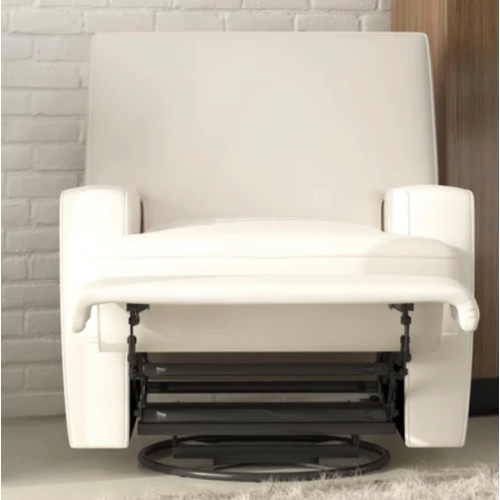 Abingdon Upholstered Swivel Reclining Glider- Beige