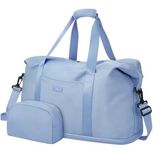 Expandable Travel Duffle Bags Weekender Overnight Bags for Women Men Hospital Bag for Women Labor Delivery with Toiletry Bag Waterproof