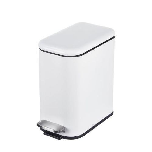 1.3 Gallon / 5 Liter Trash Can Stainless Steel Garbage Can with Removable Inner Bucket¡¢Sturdy Steel Pedal & Portable Hanclle