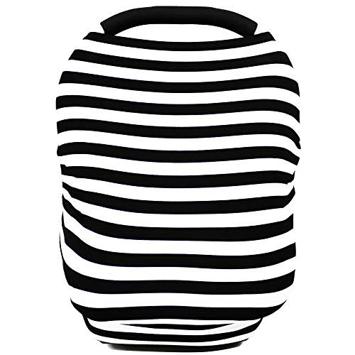 Car Seat Covers High Stretchy- Carseat Canopy for Babies, Multi- use Breastfeeding Covers, Baby Shower Gifts for Girls