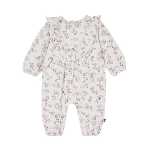 Modern Moments by Gerber Baby Girl Ruffle Romper, Size 0/3 Months