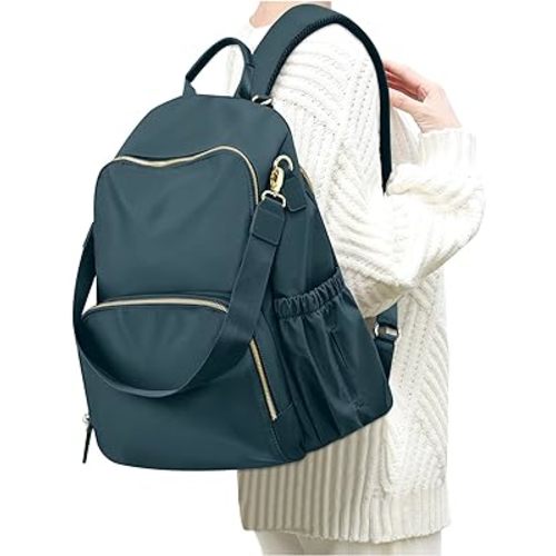 Diaper Bag Multifunction Travel Backpack for Mom and Dad Maternity Baby Changing Bag Large Capacity Waterproof with Stroller Strap Swing Carrier, Peacock Blue