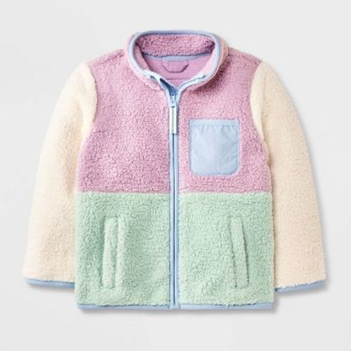 Toddler Girls' Full Zip Fleece Jacket - Cat & Jack™