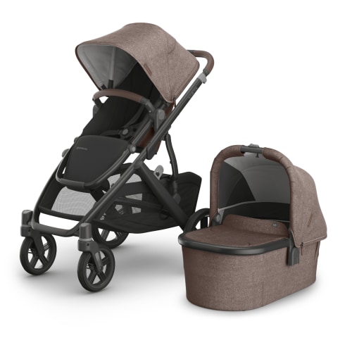UPPAbaby Vista V3 Pram With Bassinet - Owen (Mocha Melange) | UPPAbaby Australia
