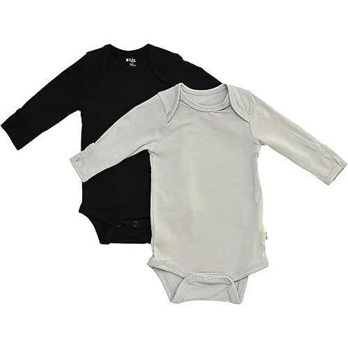Kyte Baby Bodysuits, 2-Pack, 0-3 mon. - Midnight + Storm