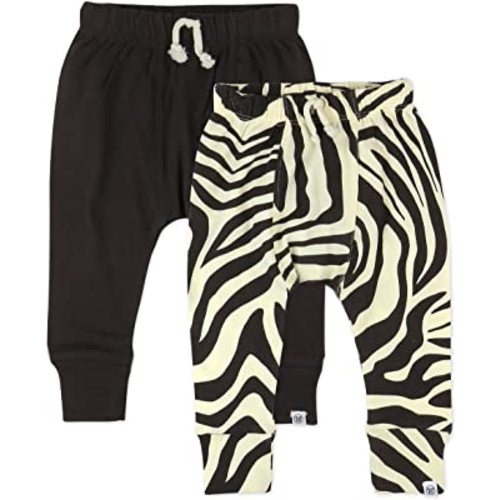HonestBaby Multipack Honest Pants Joggers Pull on 100% Organic Cotton for Infant Baby and Toddler, Boys, Girls, Unisex
