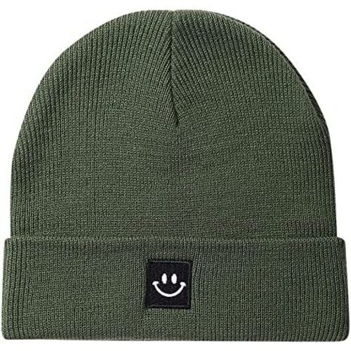 Baby Beanie Knit Ski Hat with Cute Face for Girls Boys 0-7 Years