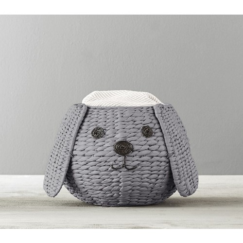 Puppy Shaped Wicker Basket | Kids Storage | Pottery Barn Kids