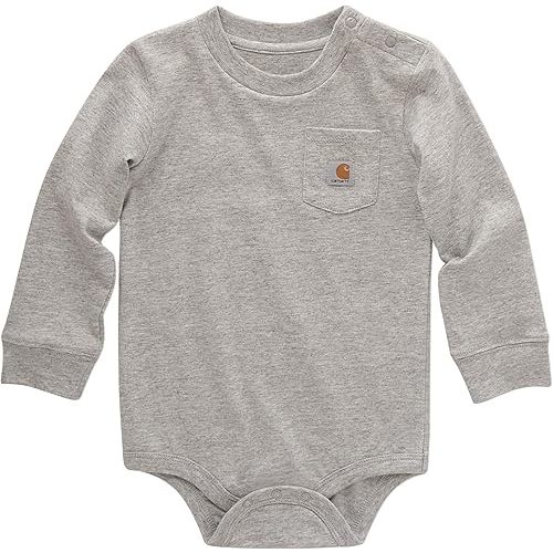 Carhartt Kid's CA5002 Long-Sleeve Pocket Bodysuit
