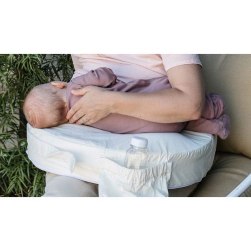 Super Deluxe Oat Nursing Pillow with 100% Organic Cotton Cover