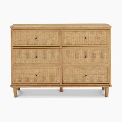 Namesake Marin 6 Drawer Dresser - Honey/Honey Cane