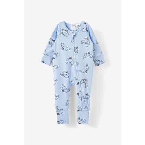 The Long Sleeve Zip Romper