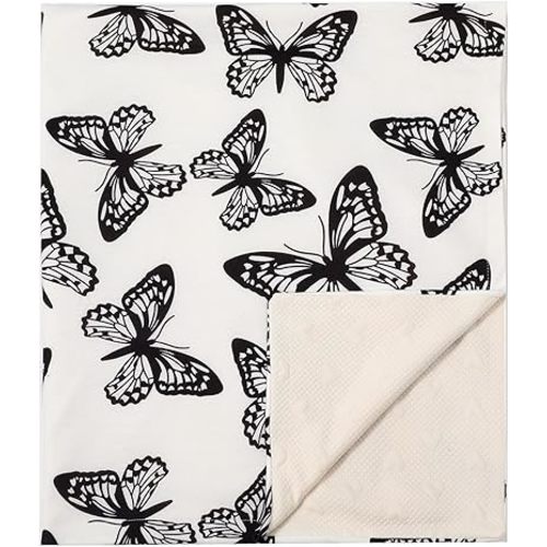 Galabloomer Unisex Baby Blankets - Nursery Bed Blankets for Boys & Girls (Butterfly)