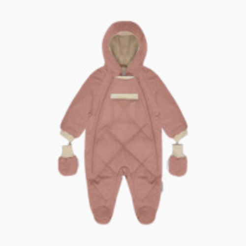 7AM Enfant Benji Snowsuit Bebe - Rose Dawn Quilted, 3-6 M
