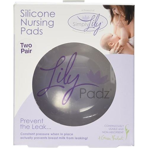 LilyPadz® Reusable Silicone Nursing Pads Double Pair Regular Size