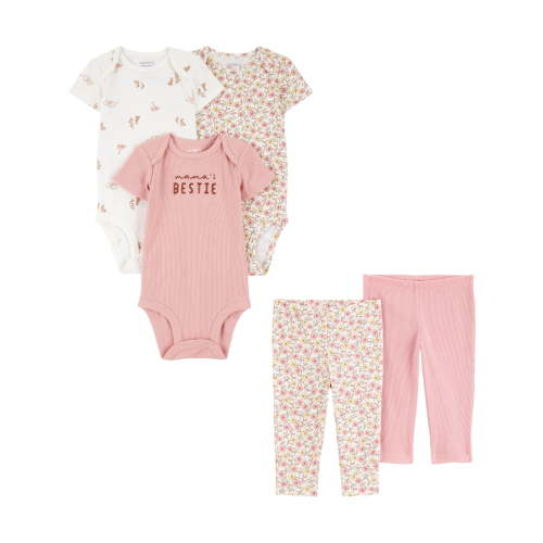 Carter's Child of Mine Baby Girl Outfit Set, 5-Piece, Sizes Preemie-18 Months