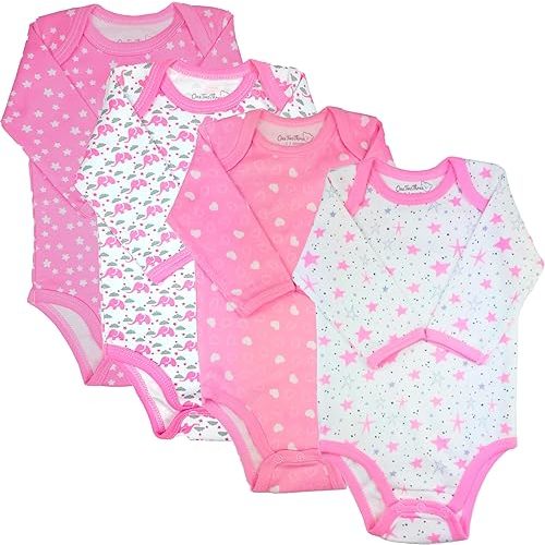 123 Bear 100% Cotton Bodysuits