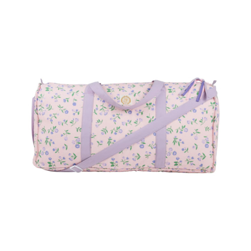 Logan's Long Weekend Bag - Tuxedo Park Tulips with Lauderdale Lavender