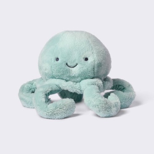 Jelly Fish Plush Stuffed Animal - Green - Cloud Island™: 10" Height, Zoo Animal Themed, 0.26 Lbs