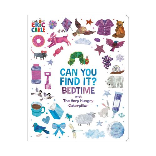 Can You Find It? Bedtime with the Very Hungry Caterpillar - by Eric Carle (Board Book)