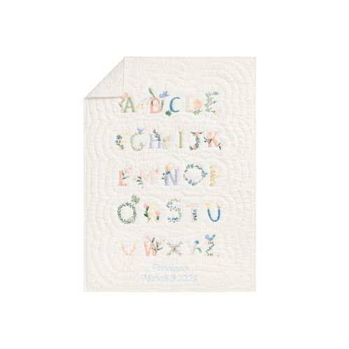 Floral ABC Baby Bedding | Pottery Barn Kids