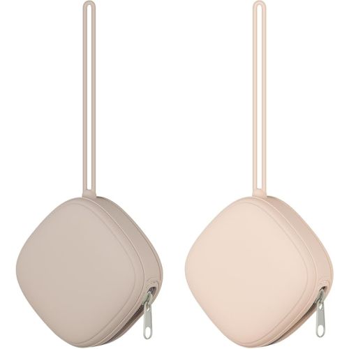 2 Pack Silicone Pacifier Holder Case