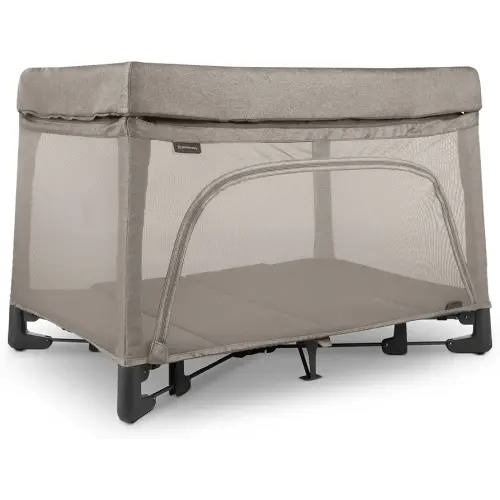 UPPAbaby Remi Playard | Deluxe 3-in-1 Portable Playard, Bedside Bassinet + Travel Crib| Mesh Bassinet, Mattress, Organic Cotton Mattress Cover + Storage Bag Included | Wells (Dark Taupe Mélange)