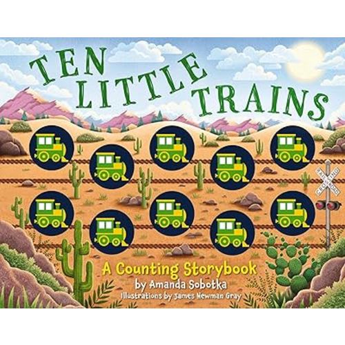 Ten Little Trains: A Counting Storybook (Chunky Trains For Hands-On Learning) (Magical Counting Storybooks)